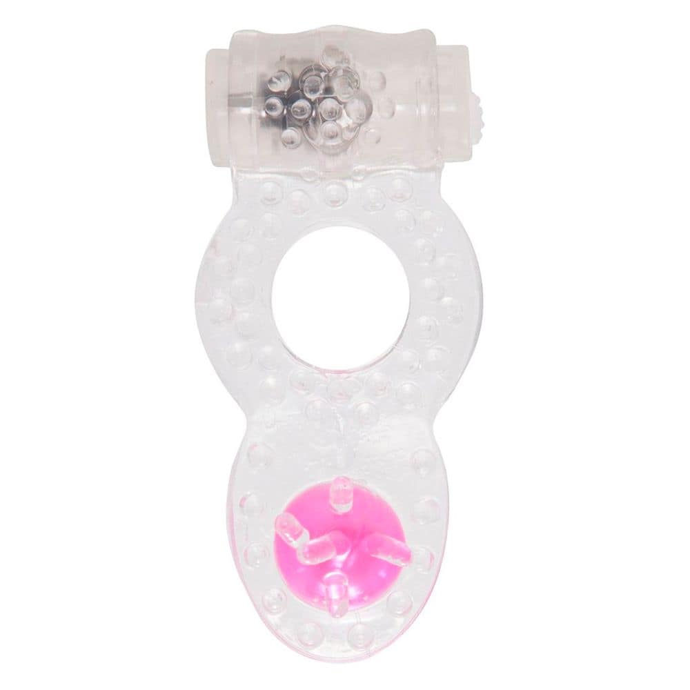 Anel Peniano Com Vibrador E Pérola Estimuladora - Imagem 2