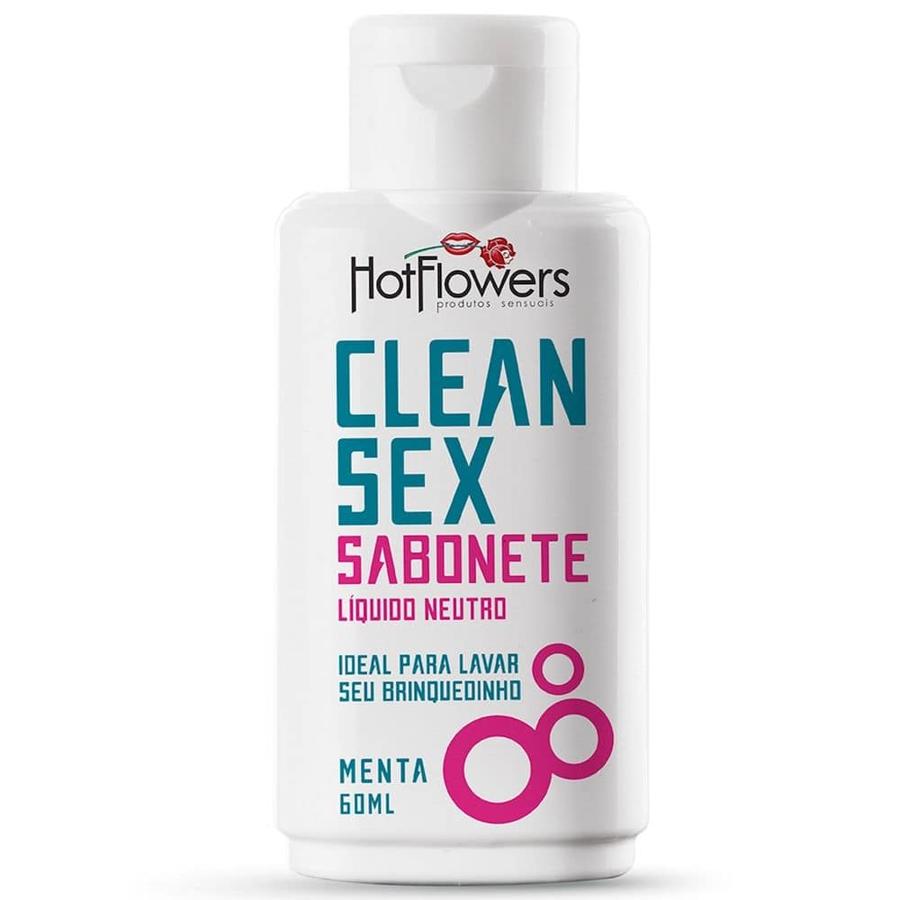 Clean Sex Sabonete Líquido Neutro Hot Flowers