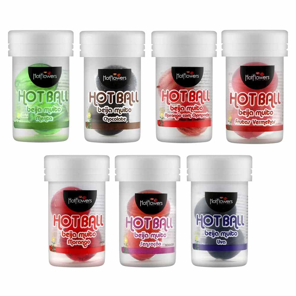 Hot Ball Dupla Beija Muito Hot Flowers