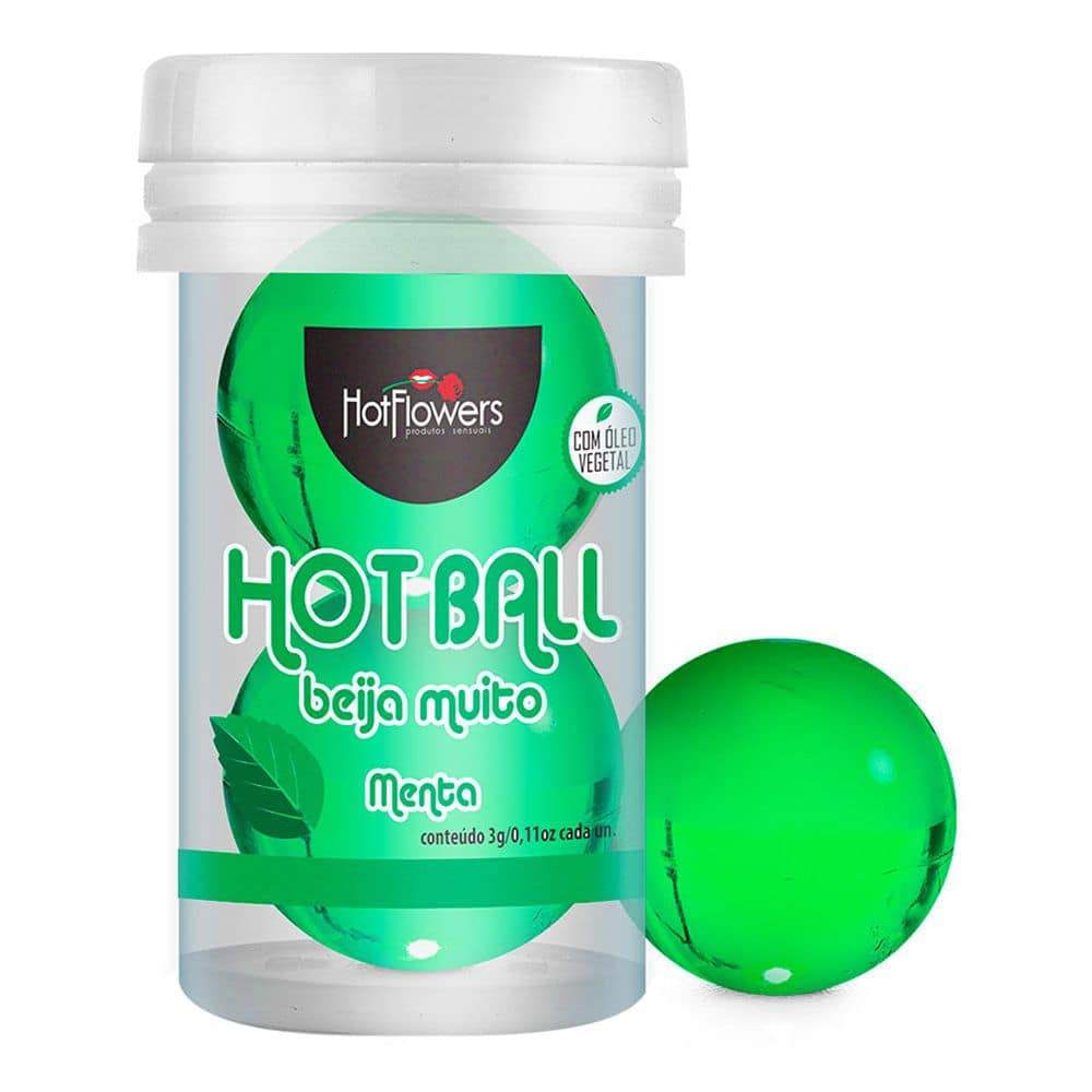 Hot Ball Dupla Beija Muito Hot Flowers - Imagem 2