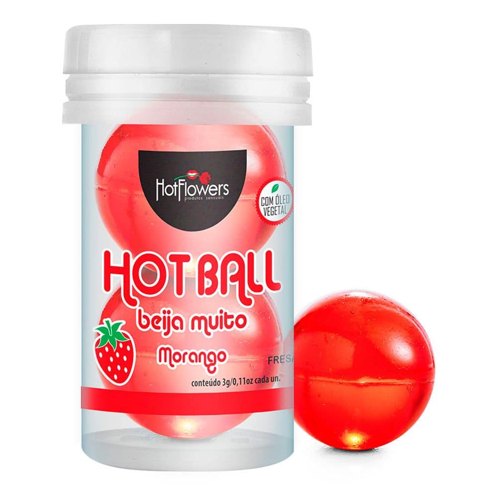 Hot Ball Dupla Beija Muito Hot Flowers - Imagem 3