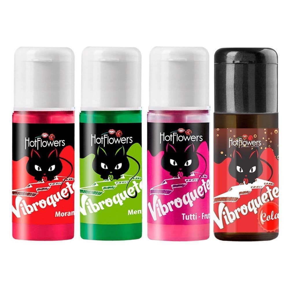 Vibroquete Gel Eletrizante Hot Flowers