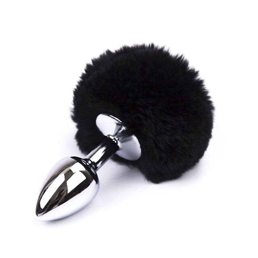 Plug Anal Em Metal Pompom General Import - Imagem 2