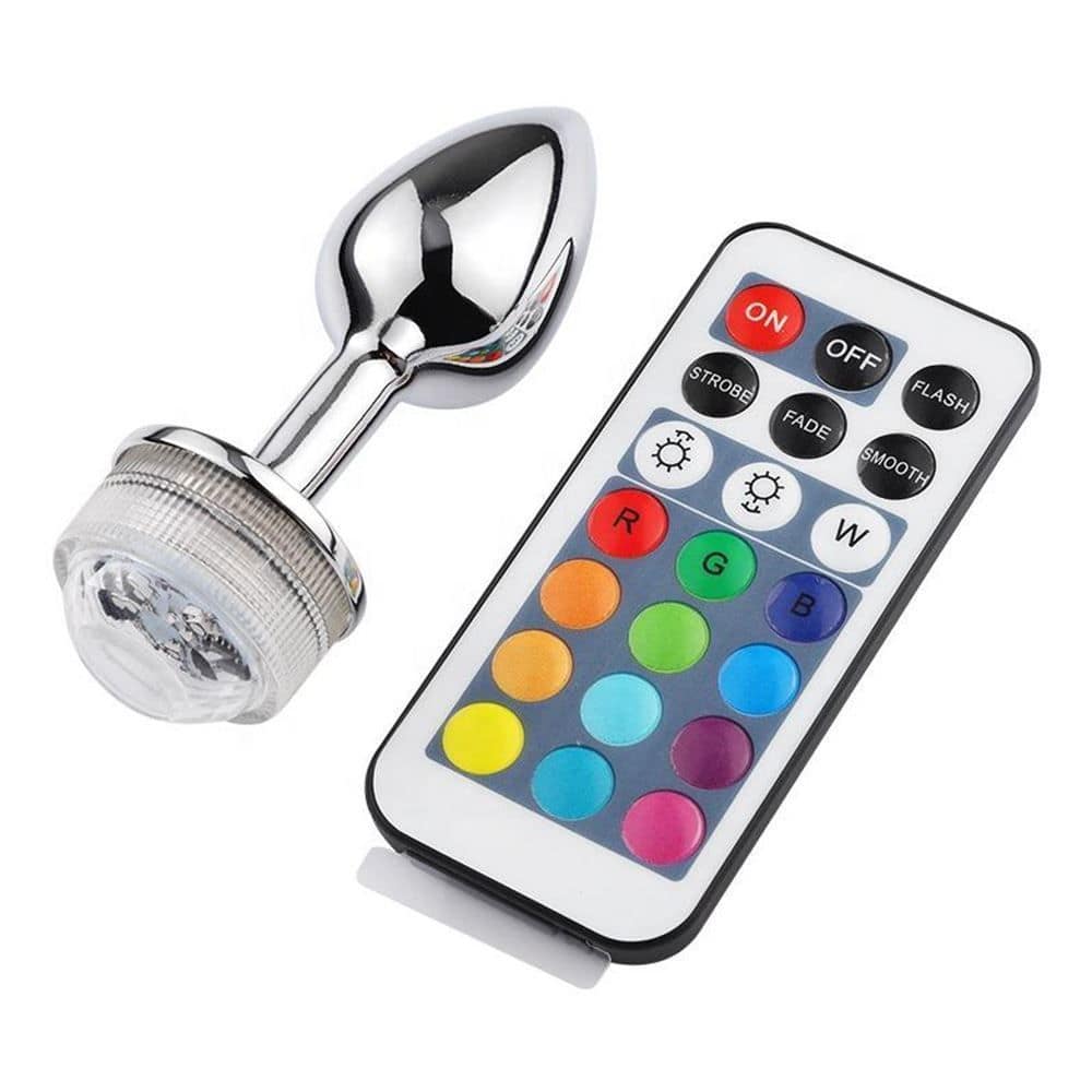 Plug Anal Metal Com Led Pequeno General Import - Imagem 2
