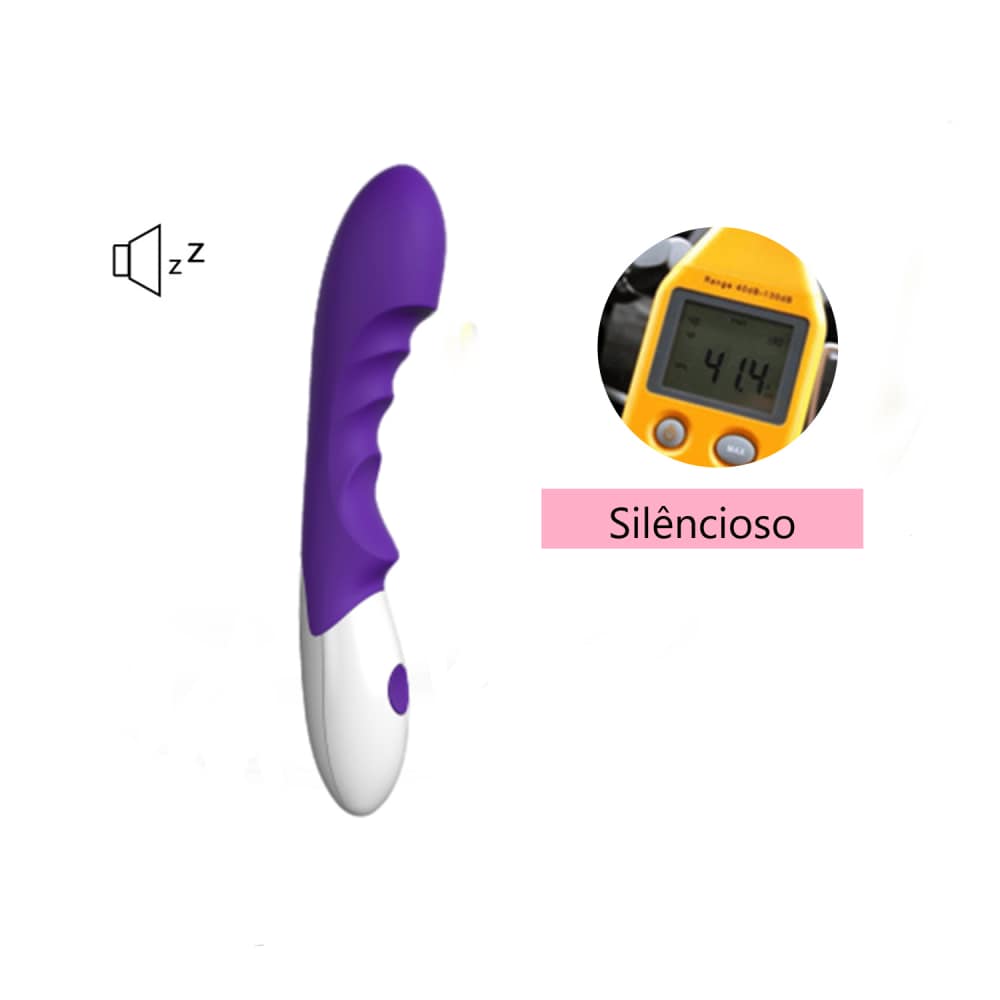 Vibrador De Alta Potencia Matte Roxo - Imagem 2