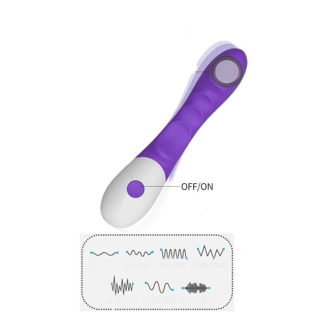 Vibrador De Alta Potencia Matte Roxo - Imagem 5
