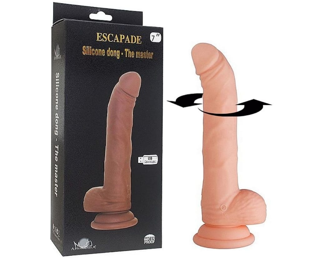 Prótese Com Vibro Recarregável The Master Aphrodisia