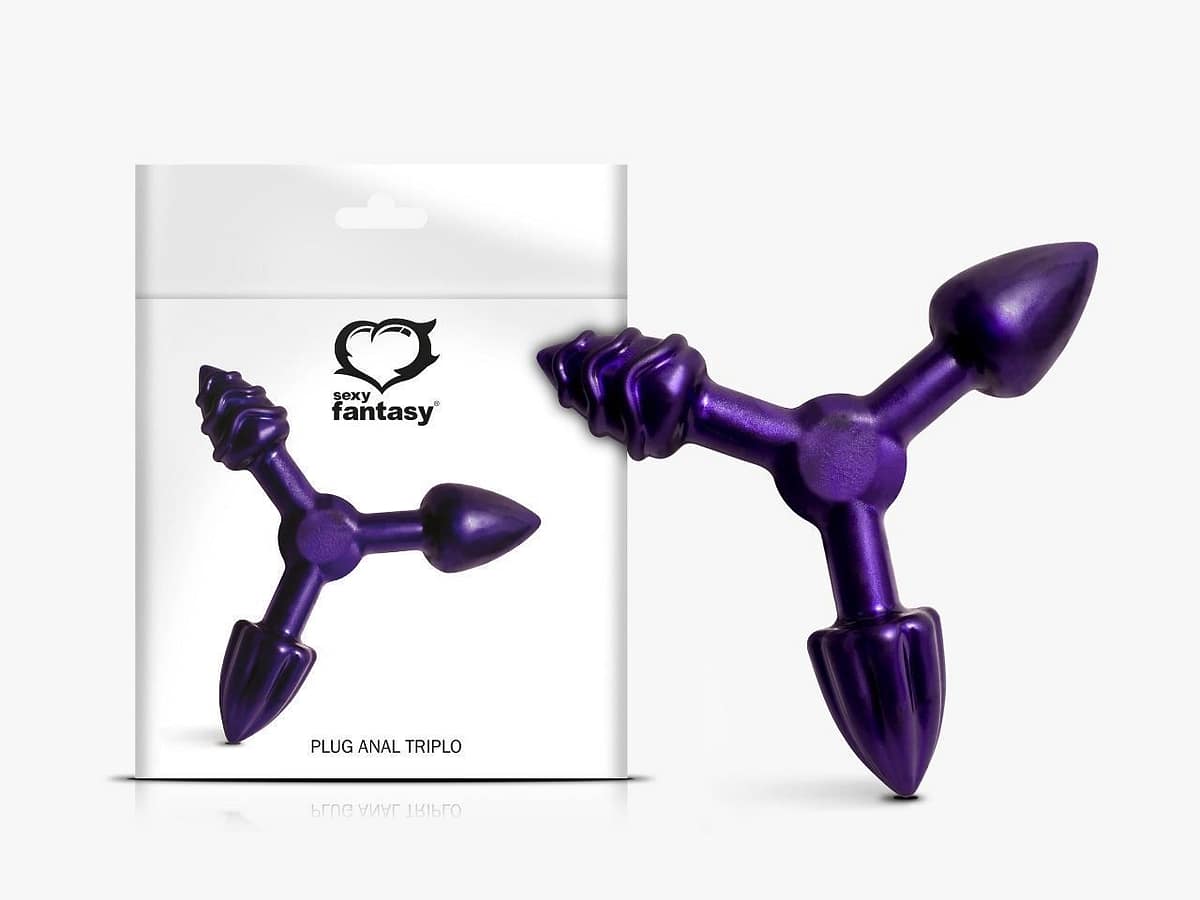 Plug Anal Triplo Tamanhos E Texturas Diversas