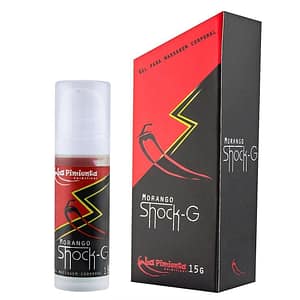 Gel Shock-G Para Massagem La Pimienta - Morango
