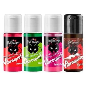 Vibroquete Gel Eletrizante Hot Flowers