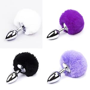 Plug Anal Em Metal Pompom General Import