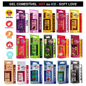 Gel Aromático Beijável Soft Love 15 mL