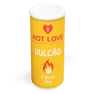 Bolinha Funcional Vulcão Com 04 Unidades Hot Love