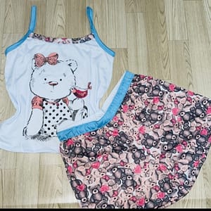 Conjunto Baby Doll Em Malha Algodão