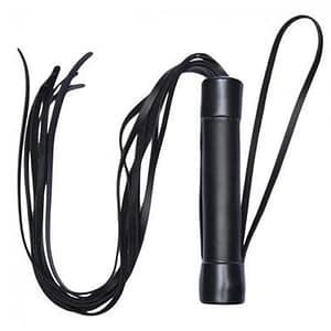 Chicote Preto De 40 Cm Com 10 Tiras La Pimienta