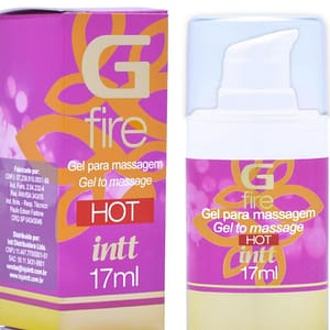 Gel Para Massagem Excitante G Fire 17ml Intt