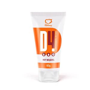 Lubrificante Beijável D4 Hot 60g Sexy Fantasy