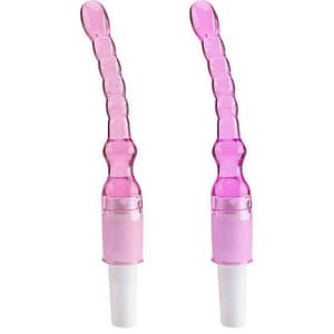 Vibrador Plug Anal Com Vibro Estimulador em Jelly