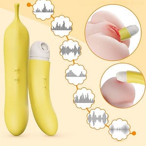 Vibrador Massageador Com Formato de Banana