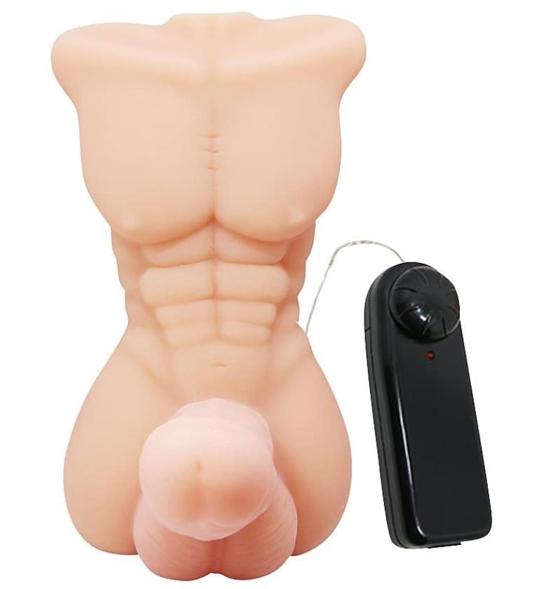 Prótese com Formato de Corpo e Vibrador Bigger Man - Imagem 2