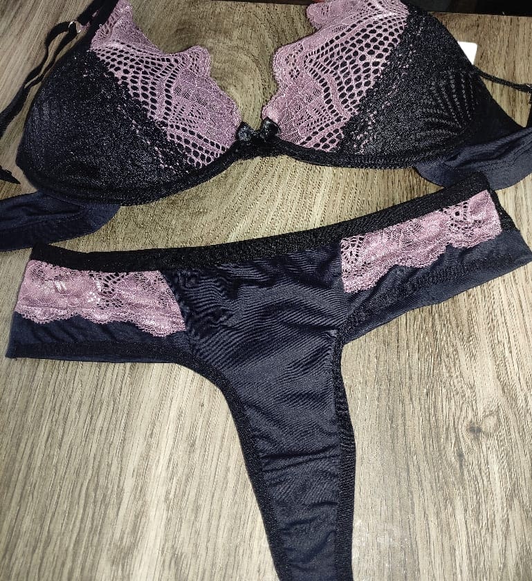 Conjunto Com Alça Larga e Calcinha Fio Duplo - Imagem 2