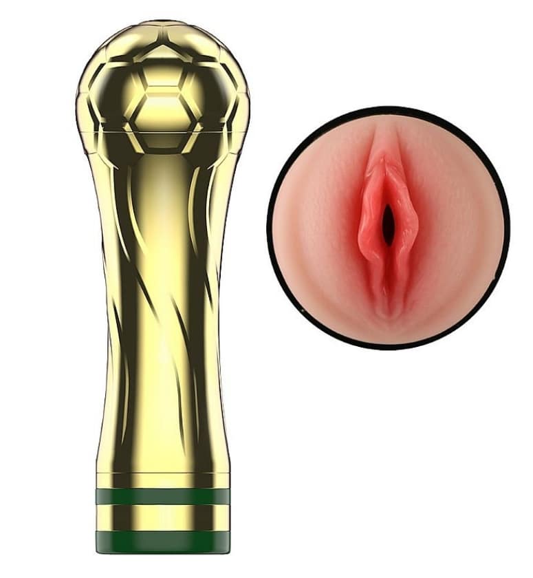 Masturbador Masculino Formato de Taça Com Vibrador
