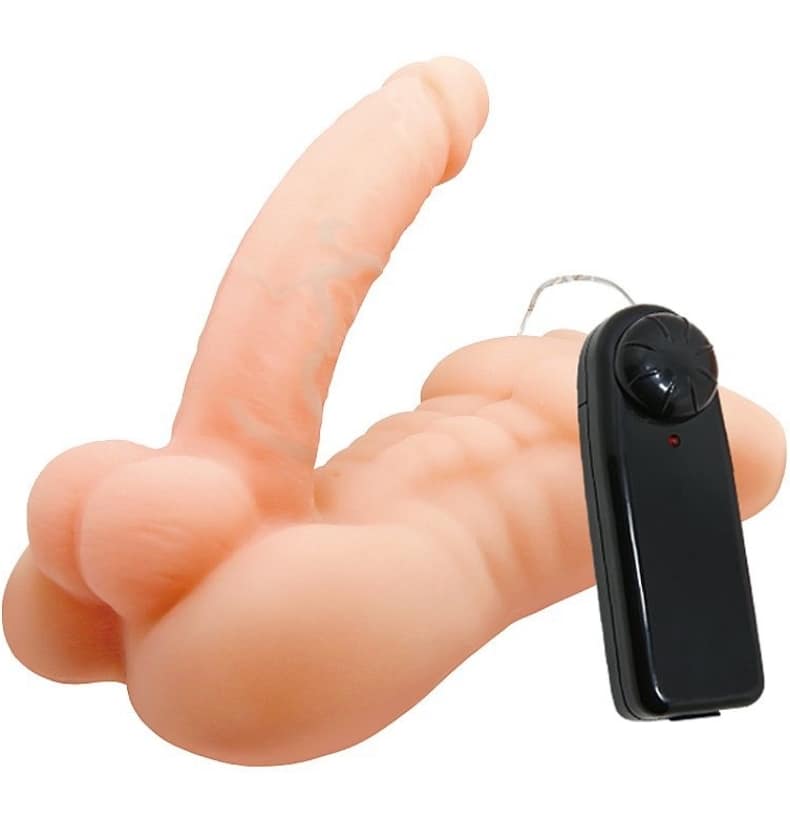 Prótese com Formato de Corpo e Vibrador Bigger Man - Imagem 3