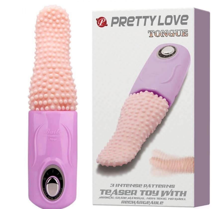 Vibrador Estimulador em Formato de Lingua